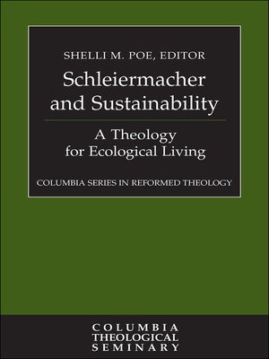 cover image of Schleiermacher and Sustainability